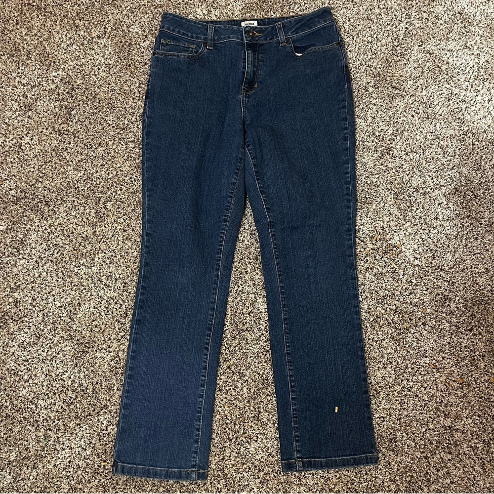 LL bean straight leg jeans